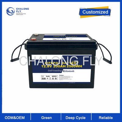 Batteria 12V 400Ah LiFePO4 RV con 5120Wh di alta capacità 6000+ vita del ciclo e IP67 impermeabile per il campeggio off-grid