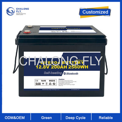 Batteria al litio 24V 300Ah LiFePO4 RV con alta capacità di 7680Wh e 6.000 cicli Sistema di accumulo di energia portatile IP65