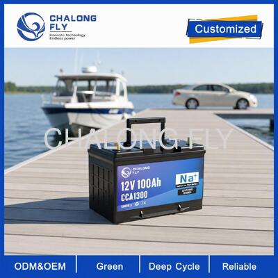 Batteria di avvio ad ioni di sodio ad alta CCA da 12 V per automobili, camion e apparecchiature pesanti
