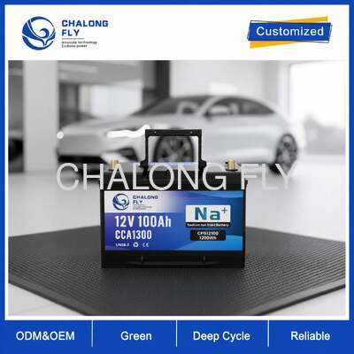 12V 100Ah batteria di avvio agli ioni di sodio fino a 1300 CCA per camion e imbarcazioni