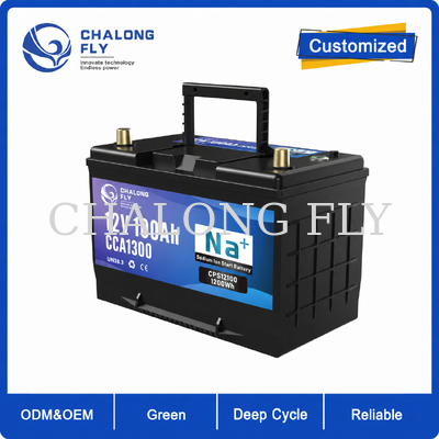 12V 80Ah  100Ah batteria agli ioni di sodio Start-Stop per SUV e veicoli ad alto carico