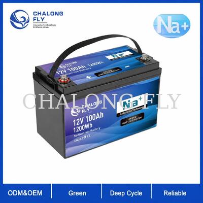 12V 100Ah batteria a basso ciclo sodio-ionica per camper invernali e energia fuori rete