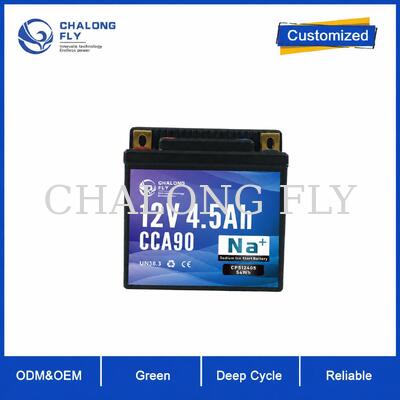 Batteria di avviamento per moto compatto agli ioni di sodio da 12V 4.5Ah 90CCA