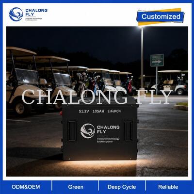 Batteria intelligente LiFePO4 per golf cart con monitoraggio APP e capacità 105Ah 210Ah in opzioni 36V 48V 72V 96V
